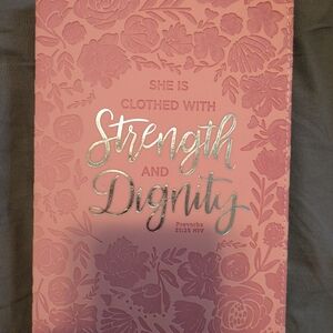 Christian Pink Proverb Notebook